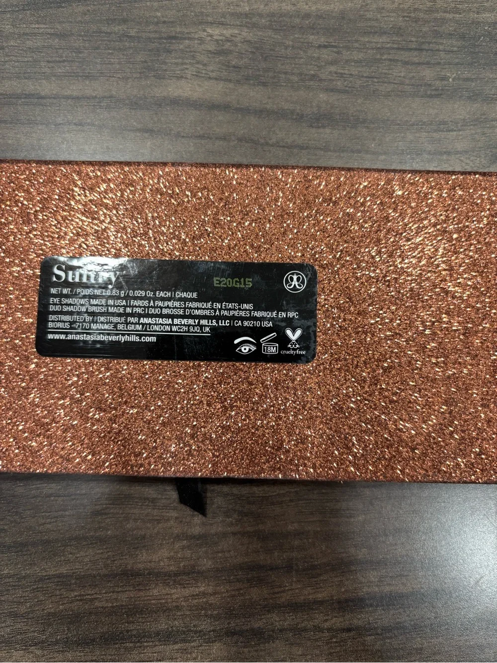 Anastasia Beverly Hills “Sultry” 14 pan stunning eyeshadow palette NWOB $25